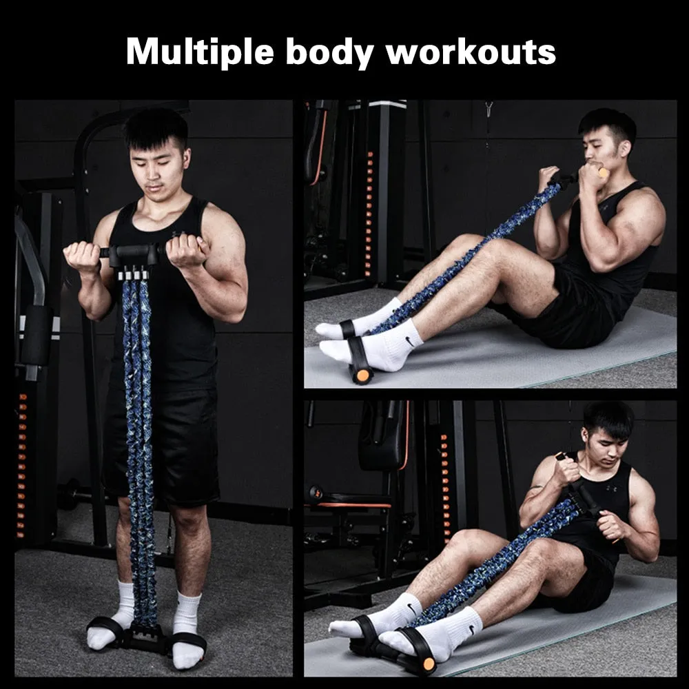 3 Tube Elastic Pull Rope Foot Pedal