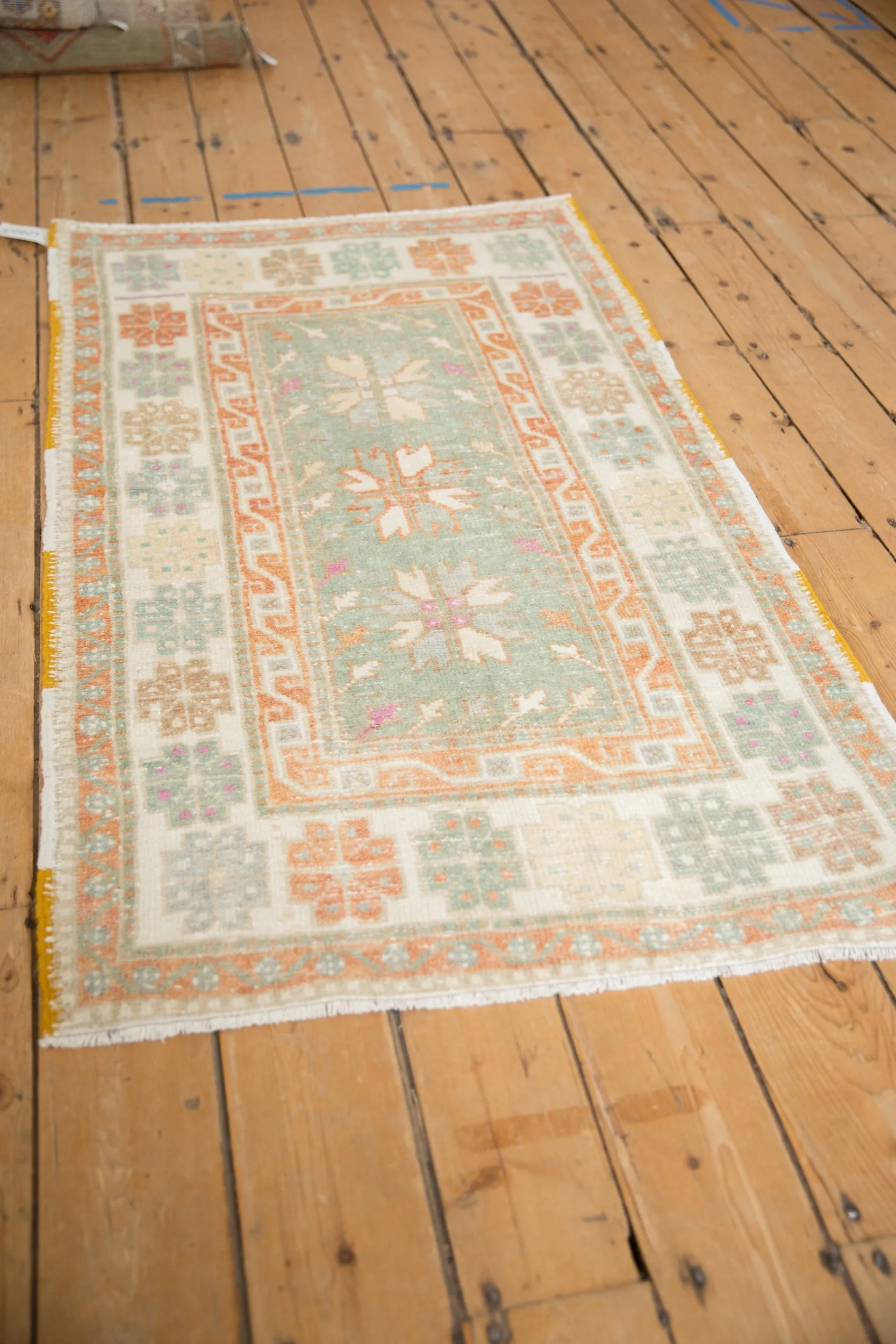 3x5 Vintage Distressed Oushak Rug