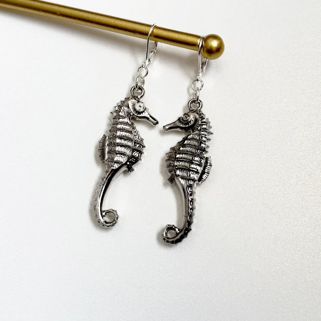 Atomic Seahorse Earrings