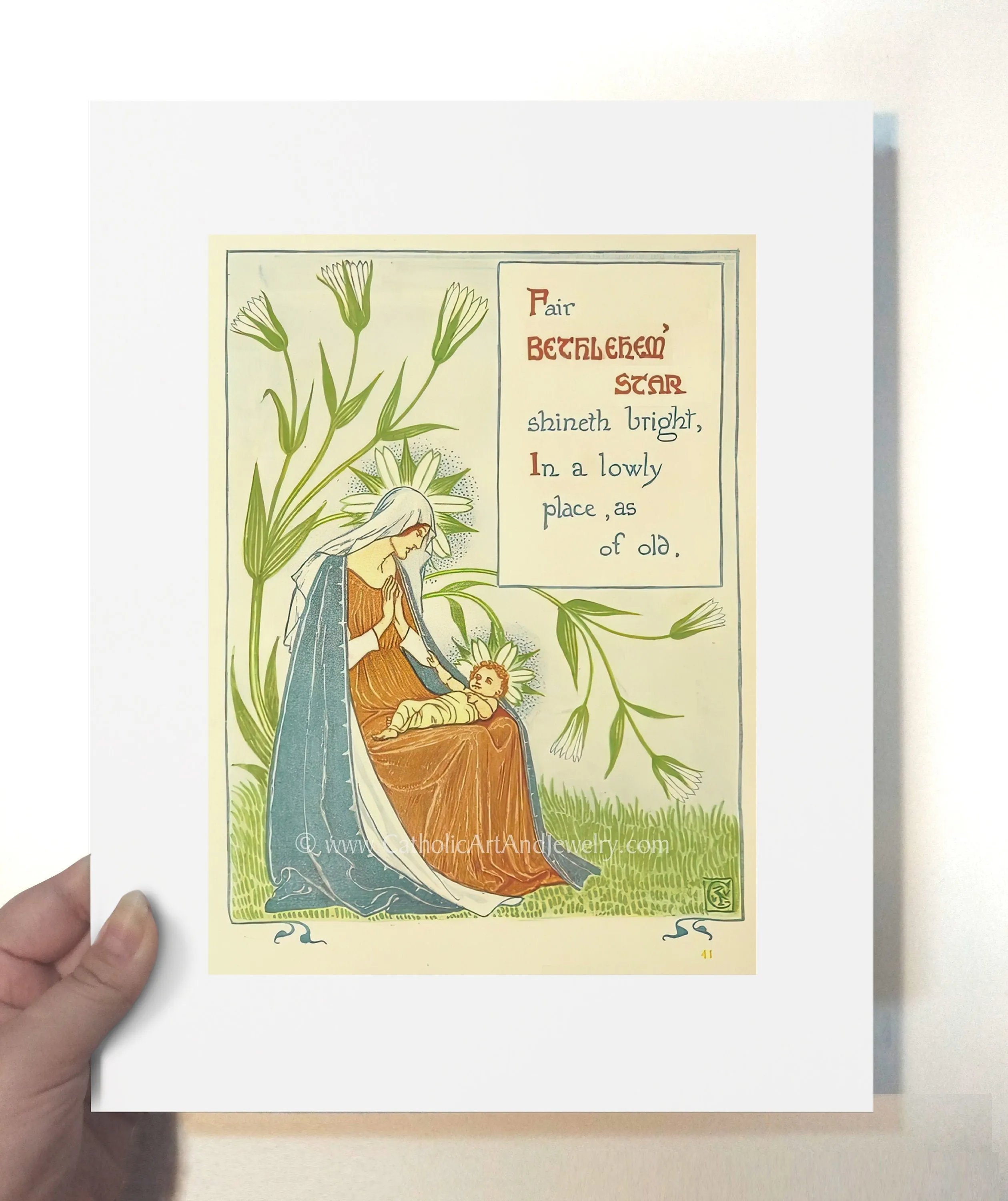 Bethlehem Star – Catholic Art Print – Catholic Gift
