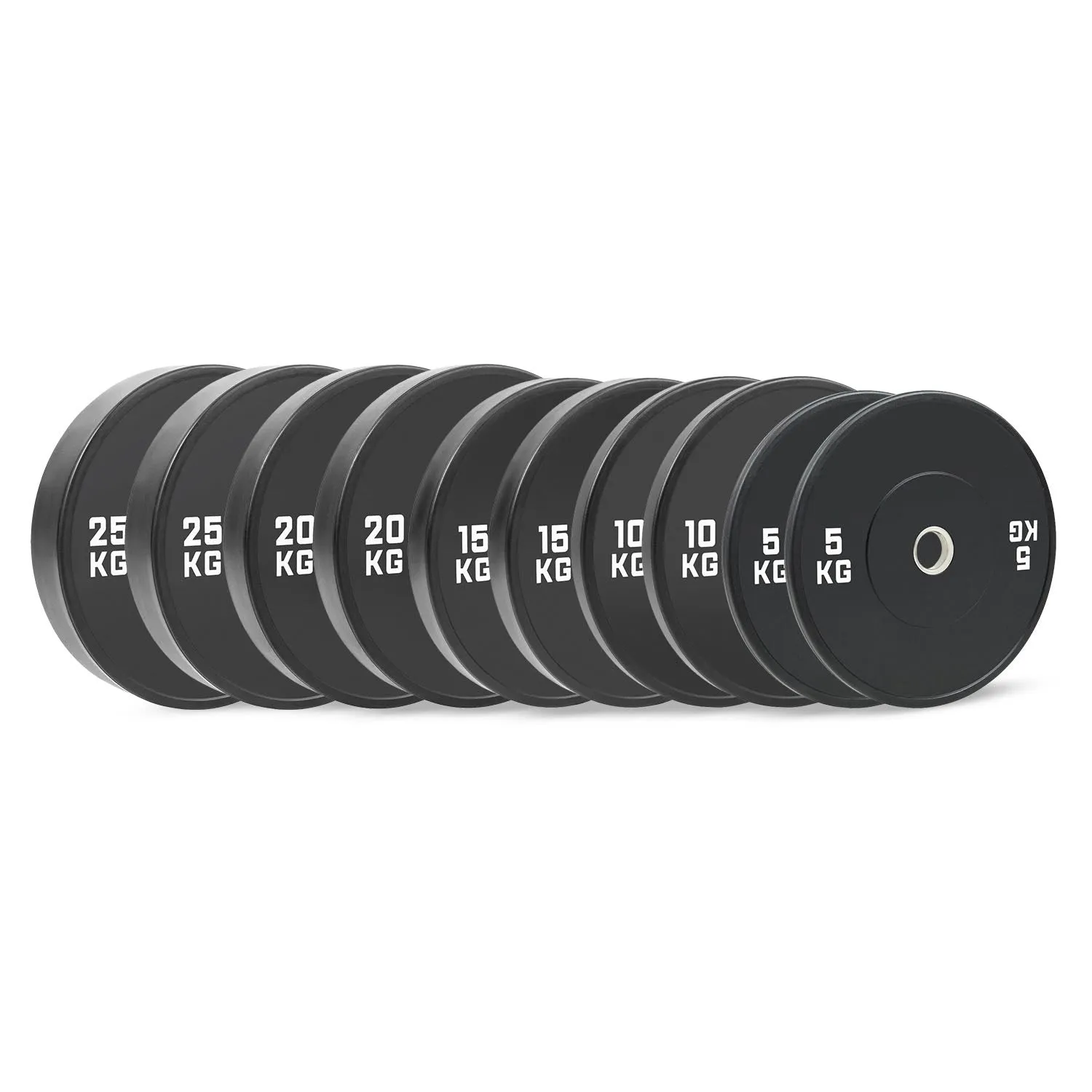 Bumper Plates Set (Black)