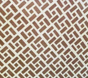 China Seas Fabric: Edo - Custom Camel on Tinted Linen / Cotton