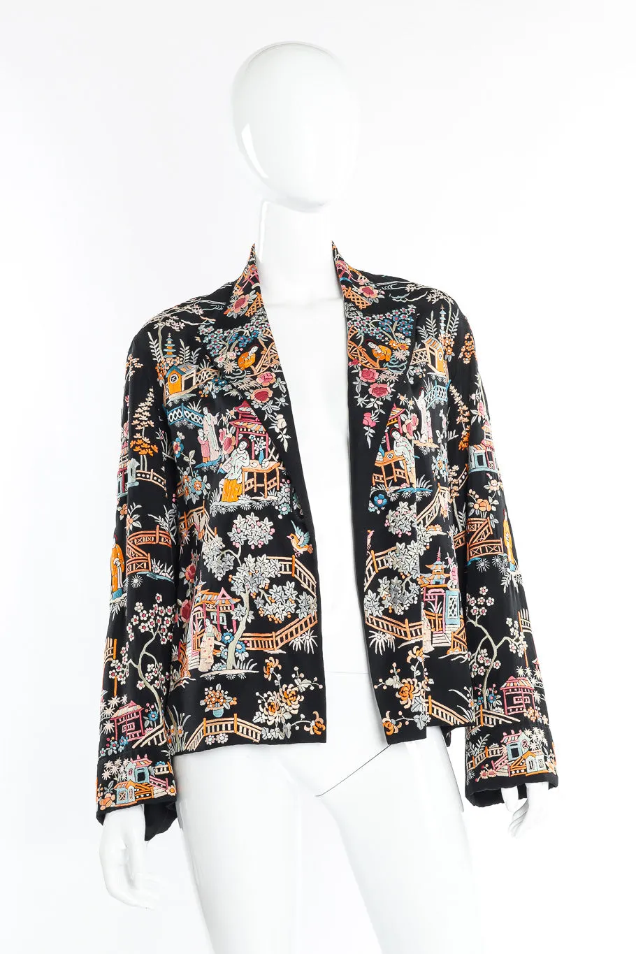 Chinese Embroidered Silk Jacket