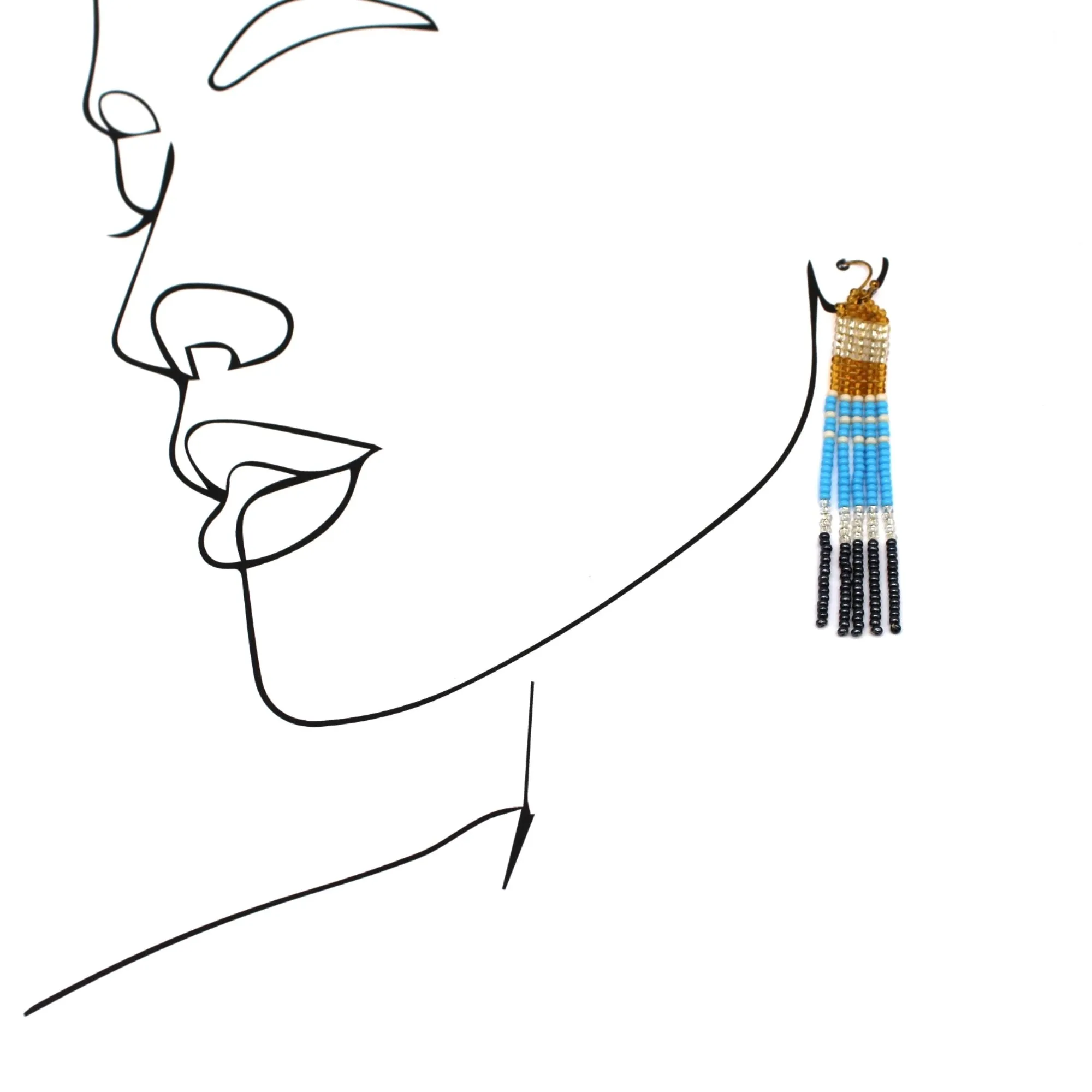 Color Block Earrings -  TANAGER