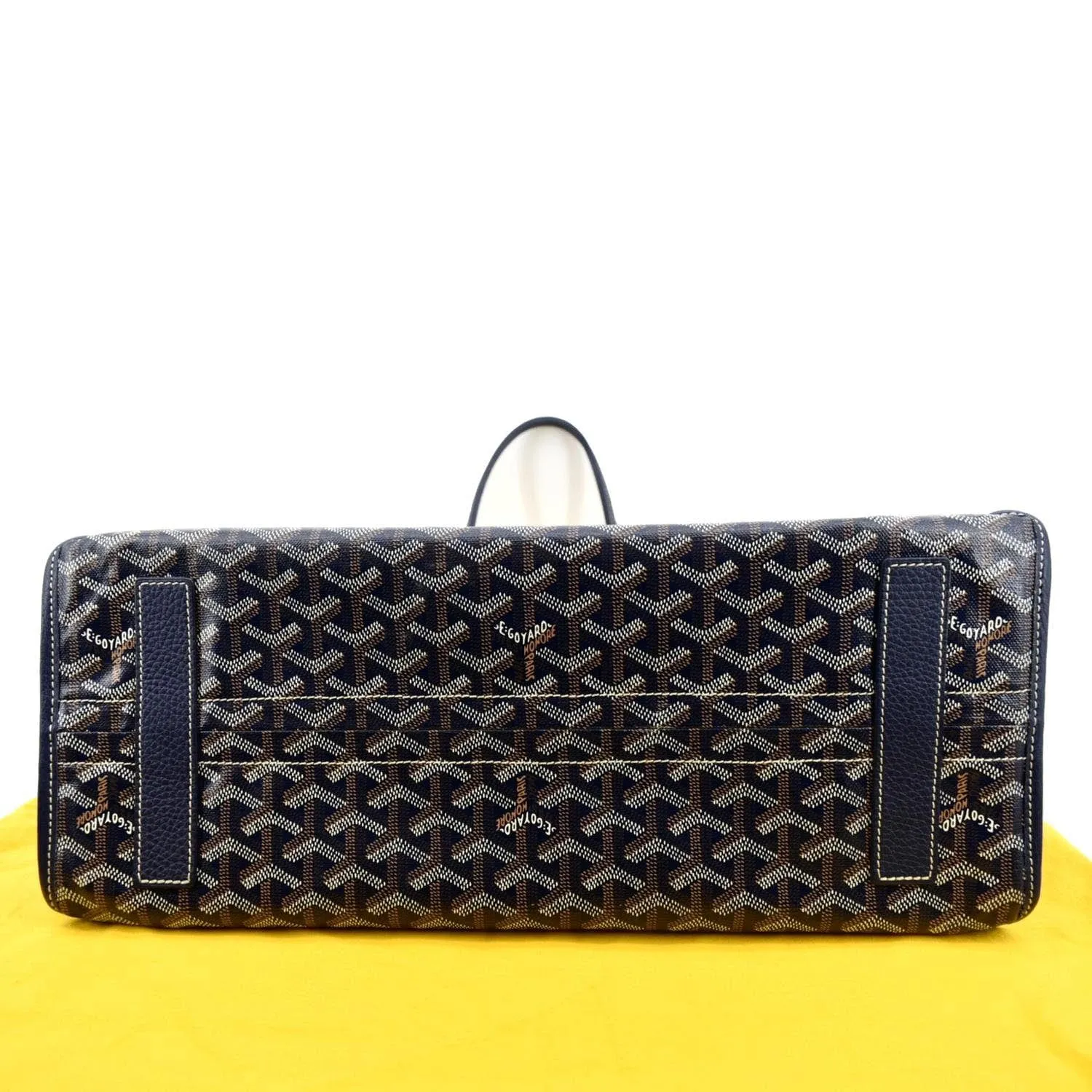 GOYARD Hardy Chevron Print Canvas Tote Bag Multicolor