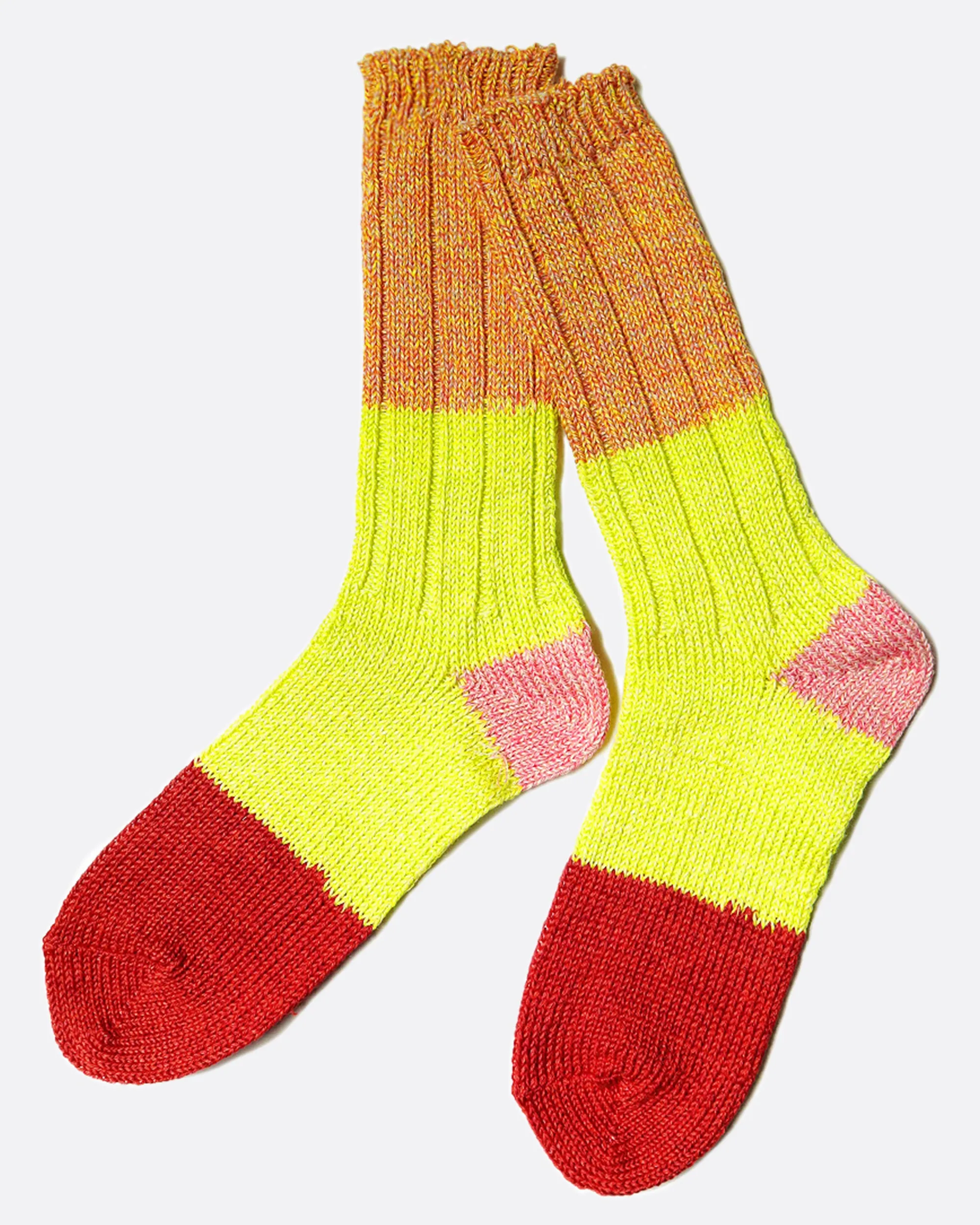 Kapital Linen Color Block Socks