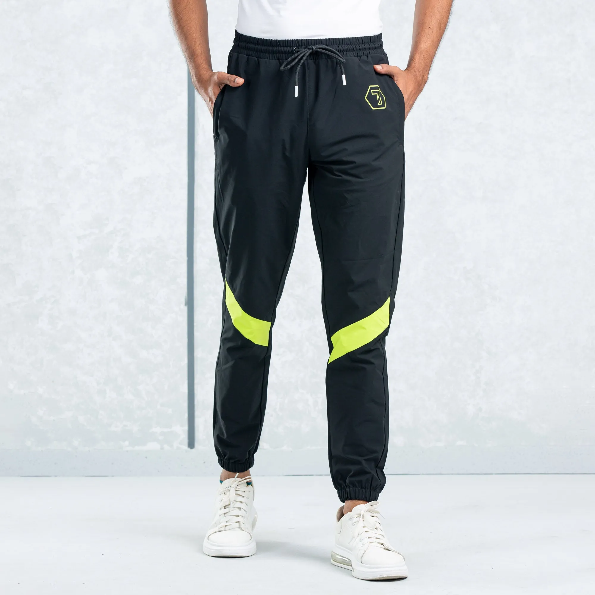 Mens Black Active Trousers