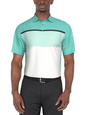 Men's Color Block Golf Polo