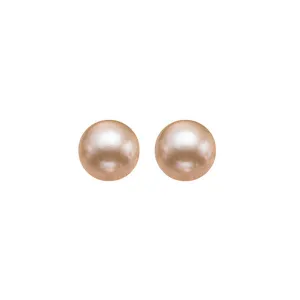 Silver (SLV 995) Classic Book Freshwater Pearls Fashion Earrings