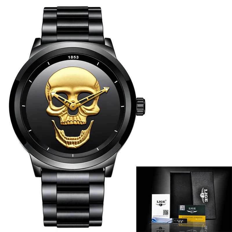 Simple skull watch