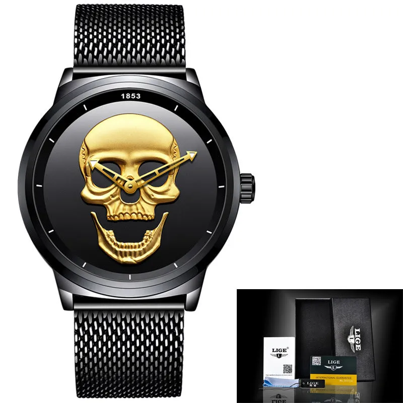 Simple skull watch
