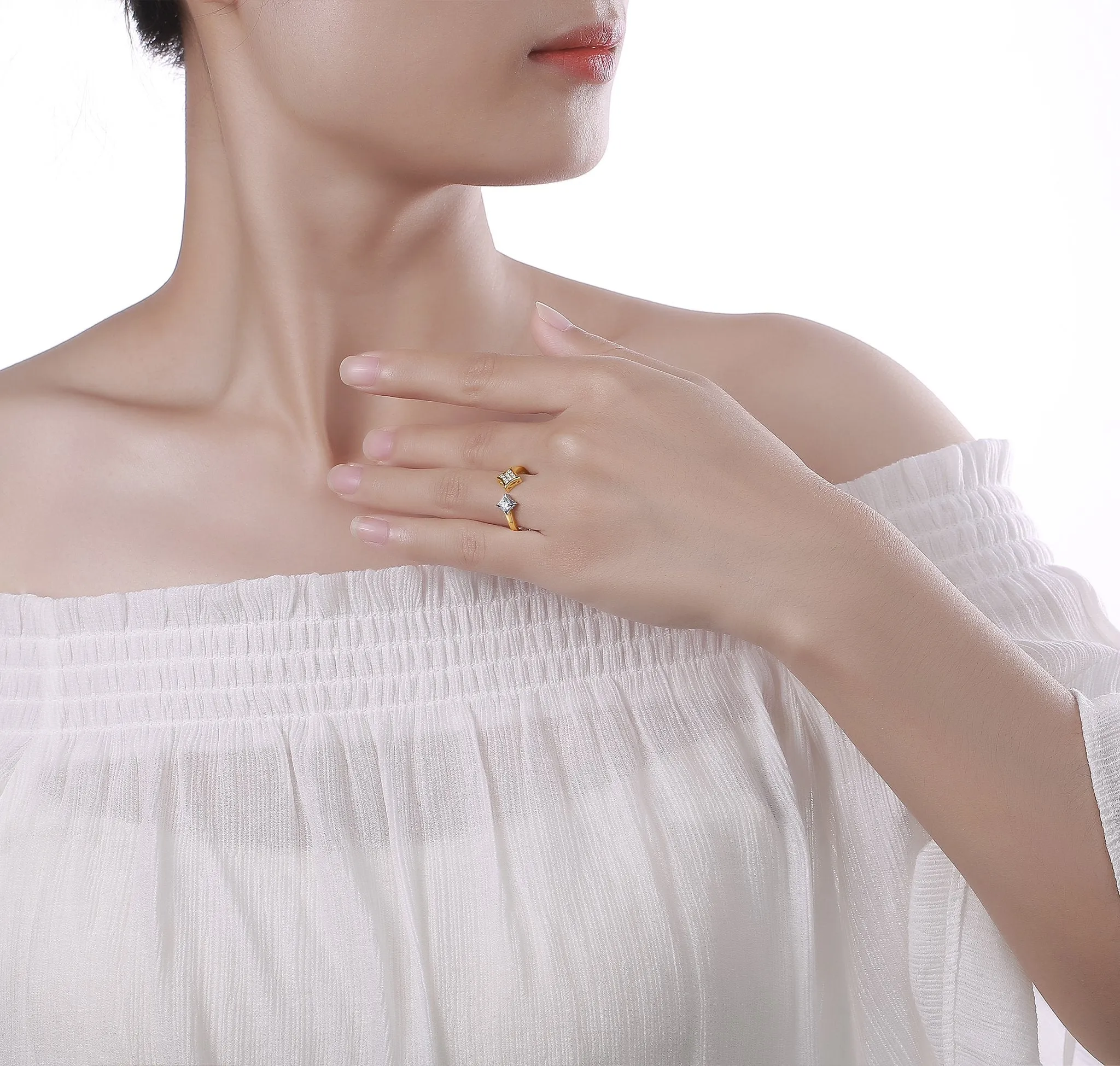 Sparkle 0.17ctw Lab Grown Diamond Ring <br> R-00608WHT
