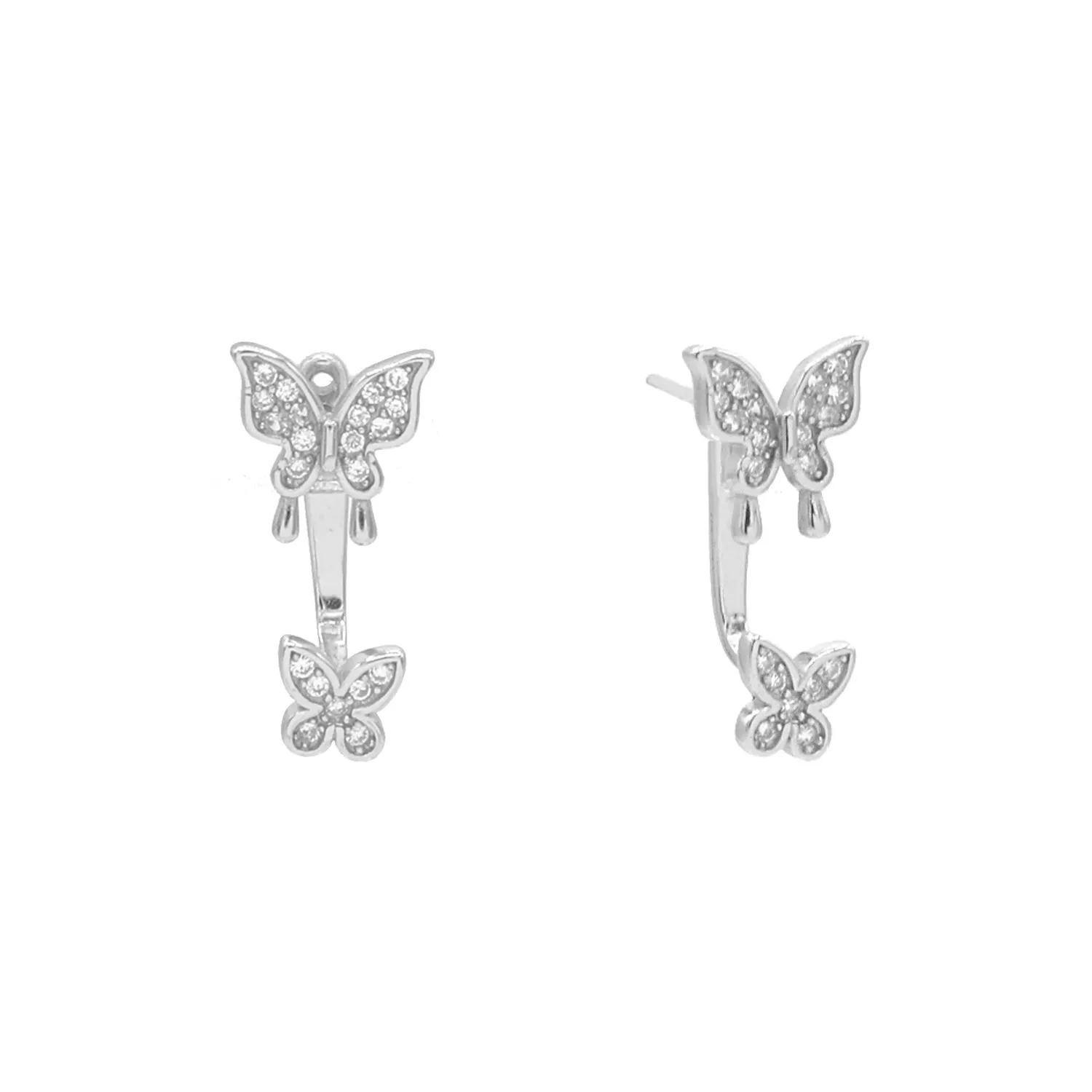 Sparkle Butterfly Earrings